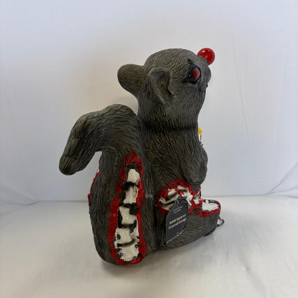 Rabid Zombie Squirrel Halloween Decoration