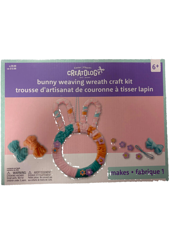 Creatology Bunny Weaving Wreath Craft Kit – Makes 1