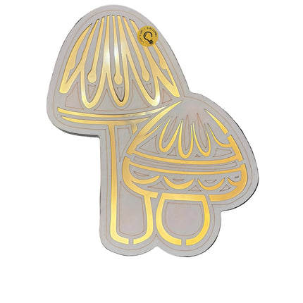 Make Market DIY LED Plywood Décor – Mushroom Duo (10" H × 7" W, Wall‑Hangable)