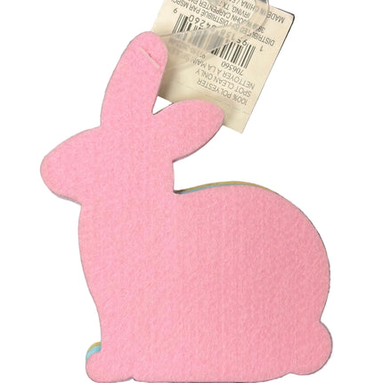 Celebrate It Easter Felt Bunny Coasters – 4‑Piece Set