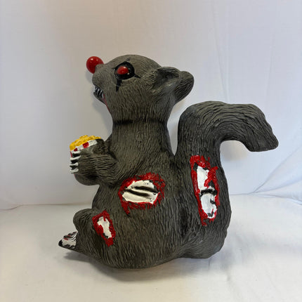 Rabid Zombie Squirrel Halloween Decoration