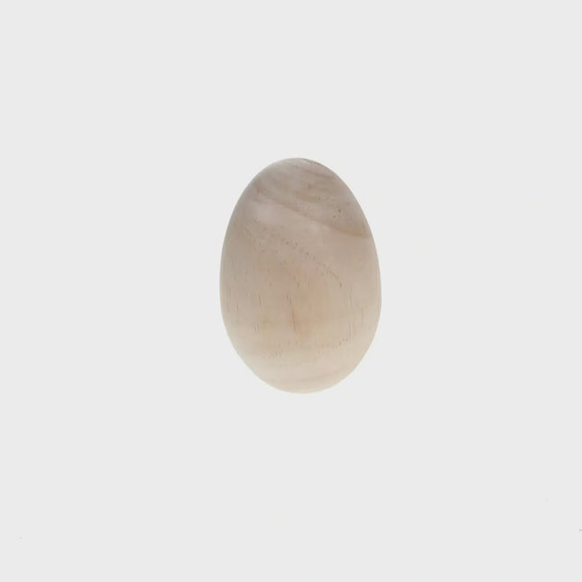 Unfinished Pine Wood Egg 5" - DIY Easter Craft Decor