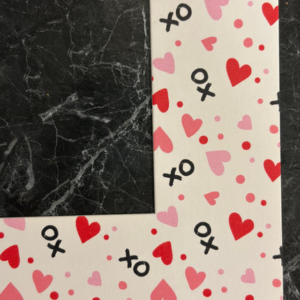 Valentine's Day Picture Frame Card Board Insert