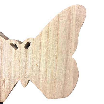 Make Market DIY Wooden Décor – Butterfly Cutout (6" Height × 9" Width)