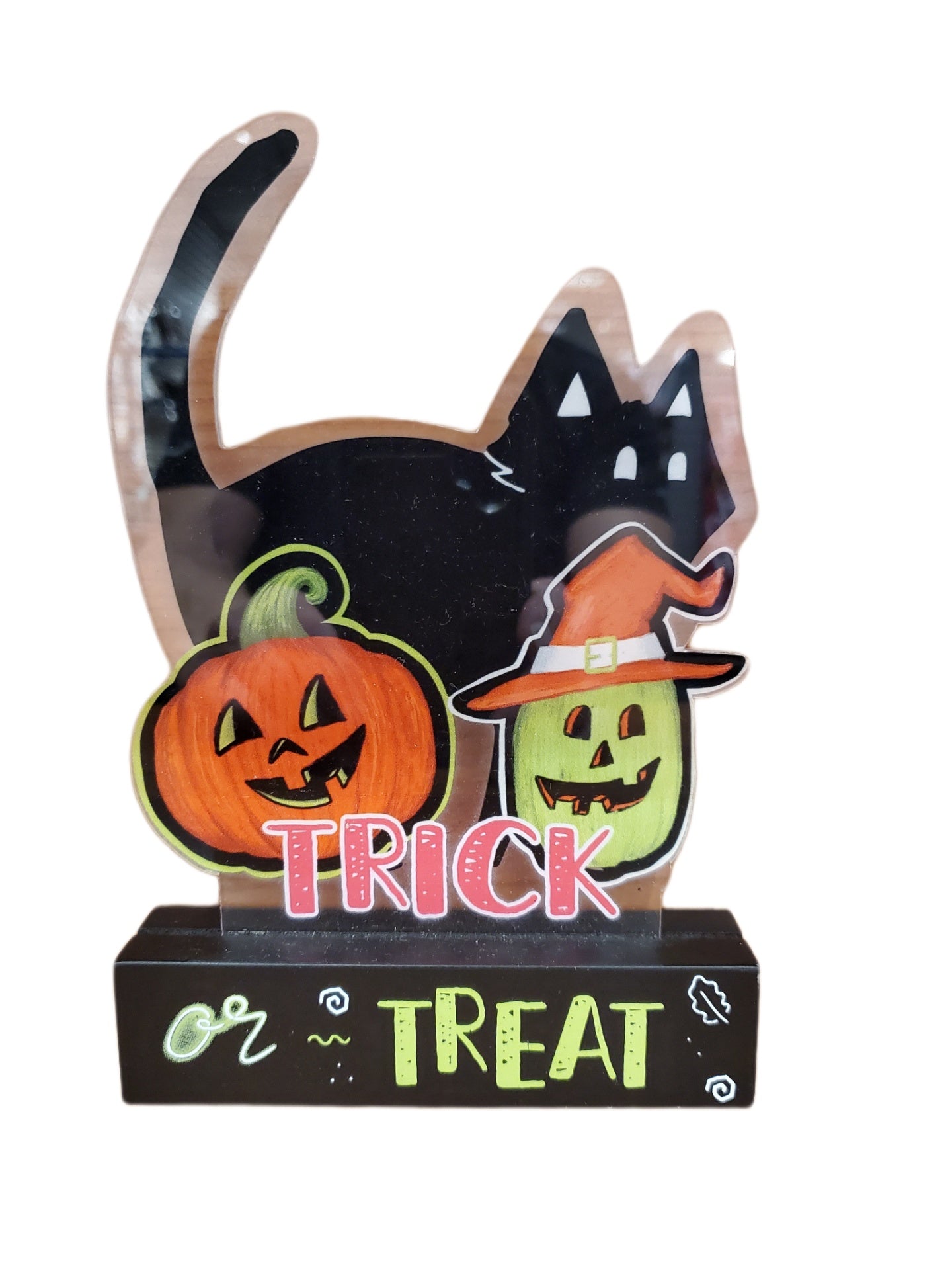 ASHLAND, HALLOWEEN, TABLETOP DECOR, TRICK OR TREAT 8.5 X 5.5 IN