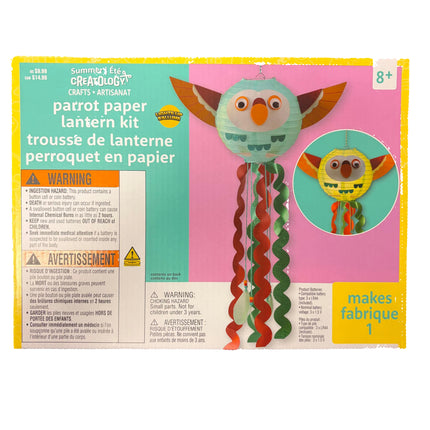 Summer Parrot Paper Lantern Craft Kit – Makes 1