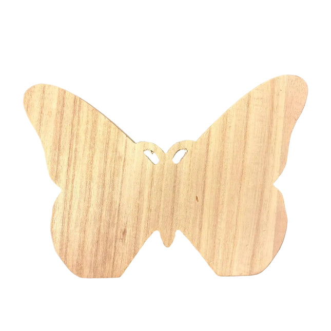 Make Market DIY Wooden Décor – Butterfly Cutout (6" Height × 9" Width)