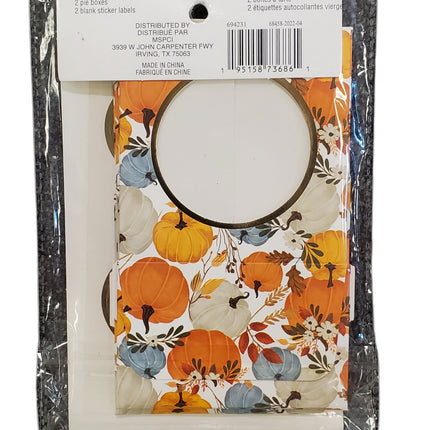 Thanksgiving Treat Boxes 4x4" - Set of 2 Celebrate It