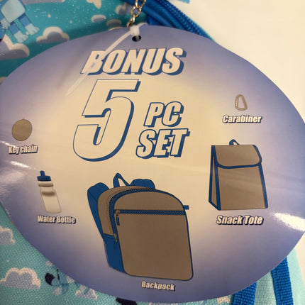 Bluey Kids Backpack 5-Piece Set