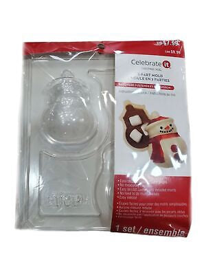 Snowman 3-Part Mold Bakeware - Craft Baking Tool