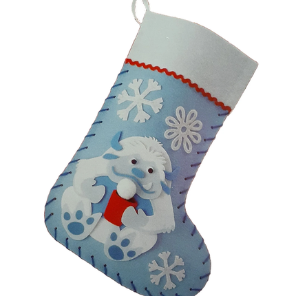 Creatology DIY Christmas Stocking Kit - Blue Monster