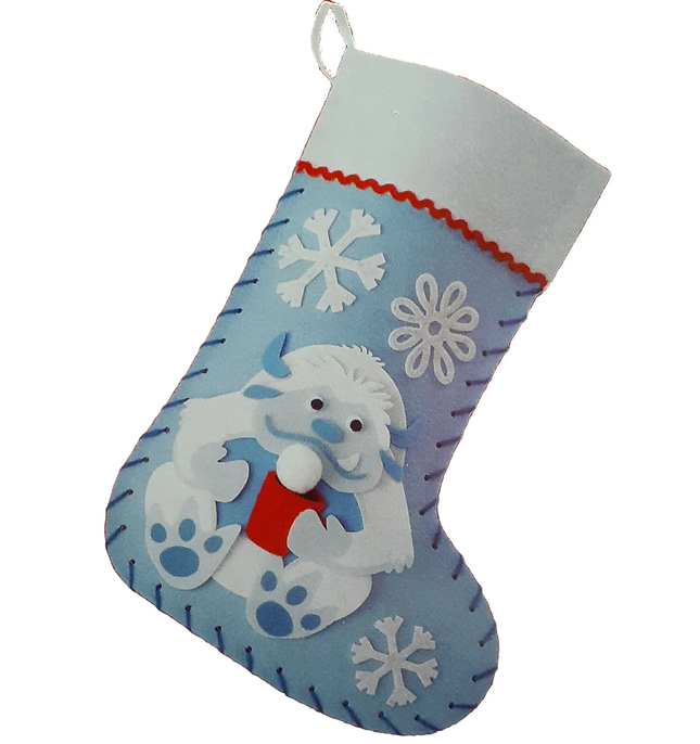 Creatology DIY Christmas Stocking Kit - Blue Monster