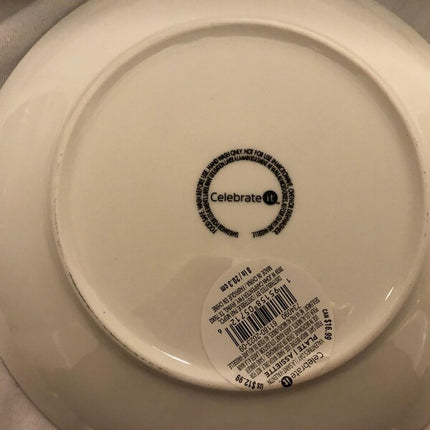 Celebrate It 8" Valentine's Day Food Safe Plate