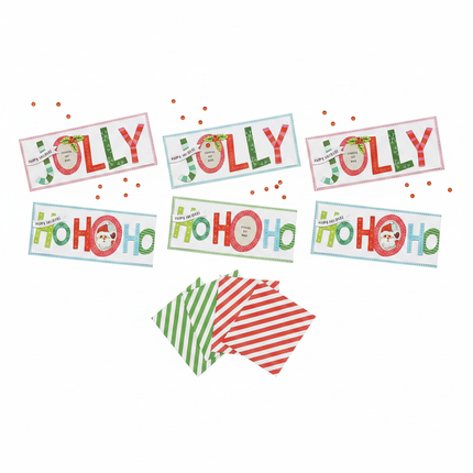 Recollections Christmas scratch off card kit with festive cards and envelopes on white background