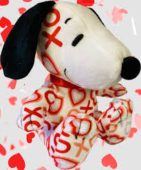 VALENTINE'S DAY SNOOPY PEANUTS HALLMARK 7 INCHES