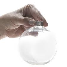 2.5" DIY Clear Plastic Ornaments by Make Market