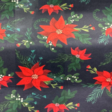 Celebrate it Floral Christmas paper bags 8"x10"