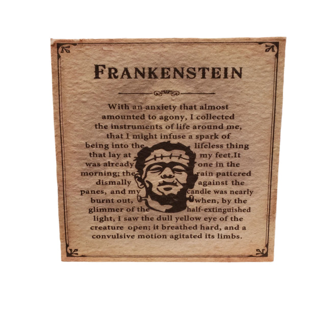Ashland Midnight Moon Frankenstein Plaque 8" x 6" x 1.5"