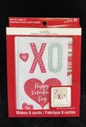 Recollections Valentine's Day Pop Up "XO" Card Making Kit Makes 6 Cards