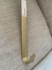 Adjustable Matte Gold Metal Wreath Hanger Hook