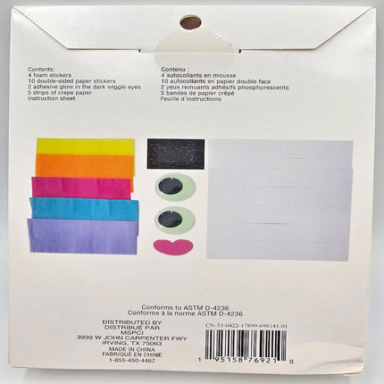 Halloween Creatology Glow Brille Mummy Pumpkin Deco Kit