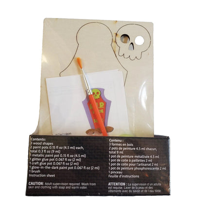 Creatology Halloween Wood Gravestone Paint Craft Kit 4+