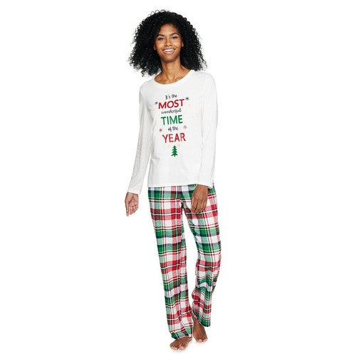 Jammies for your Families, Most Wonderful Time of the Year 2-pc Set