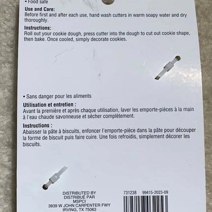 Valentine's Day XO Cookie Cutter Set