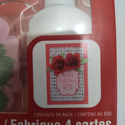Recollections Valentine's Day "Happy Valentine's Day" Card Kit Makes 6 Cards