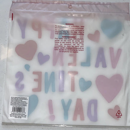 29-Pc Valentine's Day Window Gel Clings Set