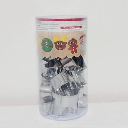 12-Piece Mini Christmas Cookie Cutters Set
