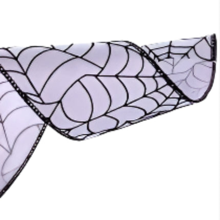Celebrate it White Spider Web Wired  Ribbon 2 1/2 in X 25ft
