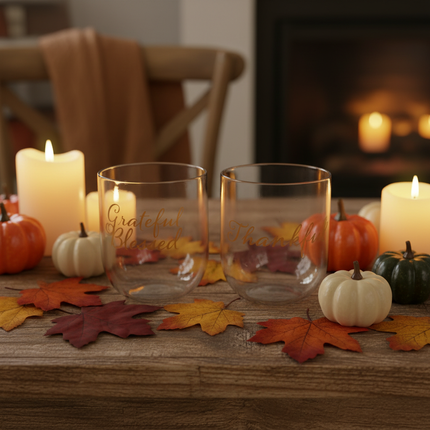 Wine Glasses - Rustic