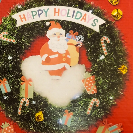 Creatology Christmas Light-Up Wreath Making Craft Kit